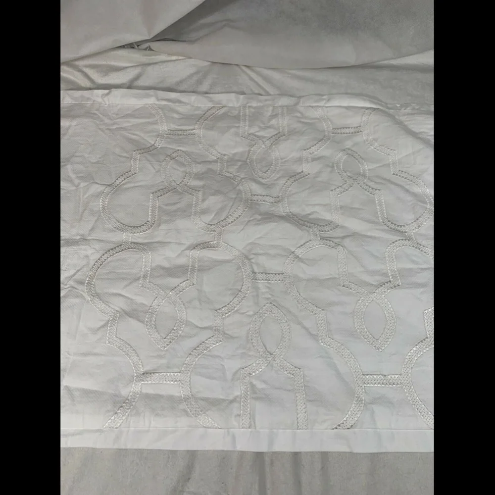 NEW‎ Hotel Collection Inlay Cotton (1) King Sham Pillow